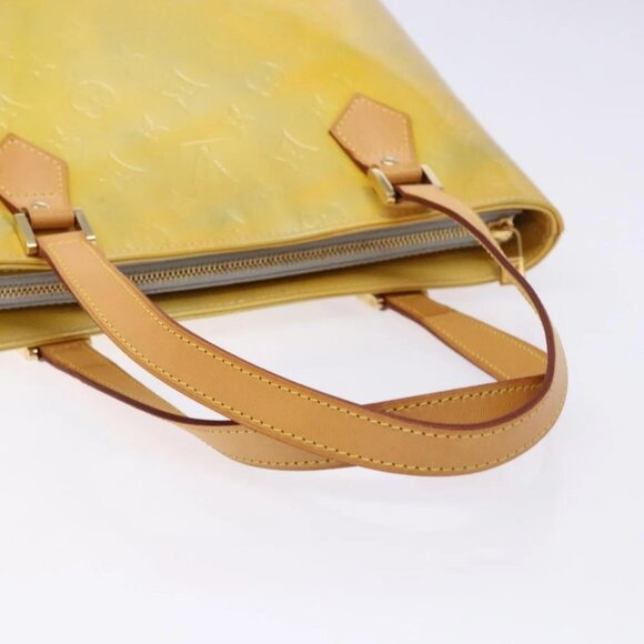 LOUIS VUITTON Monogram Vernis Houston Hand Bag Gris M91053 LV Auth ti3378 - Picture 9 of 15